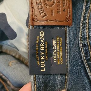 Lucky Lolita Capri Jeans Mid Rise Suze 8/29
